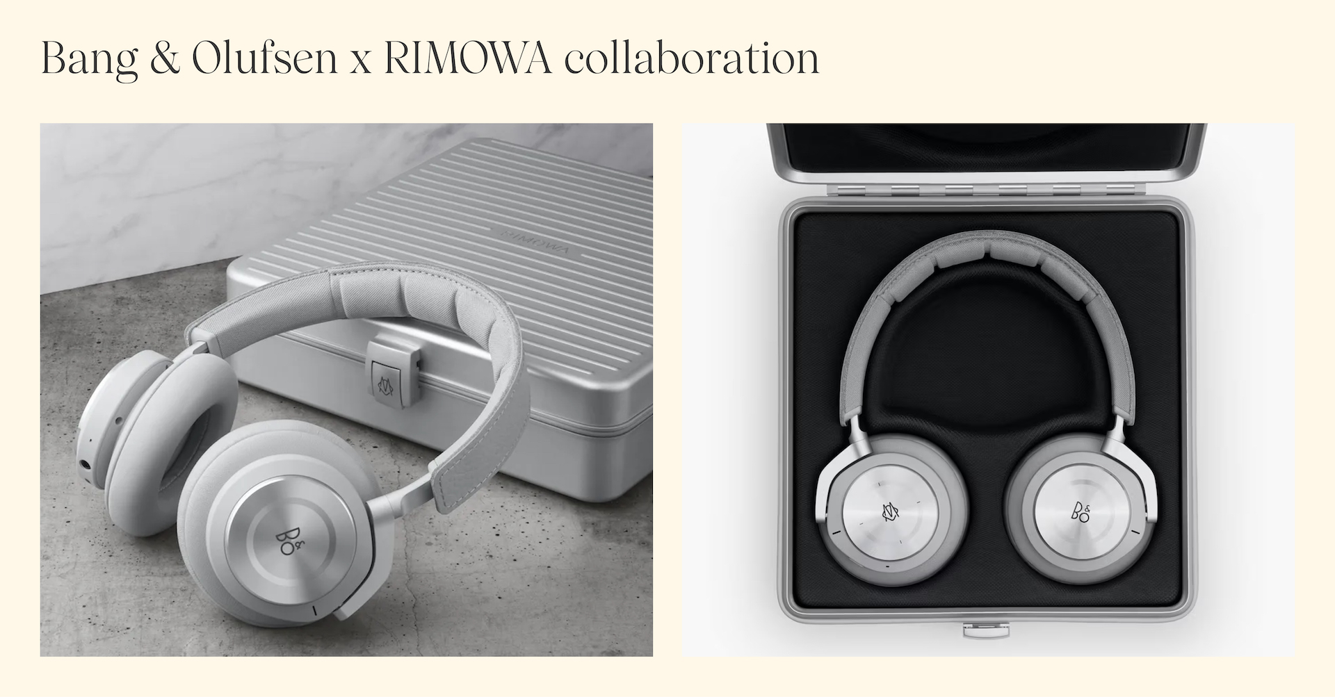 B&O’s aluminium headphones