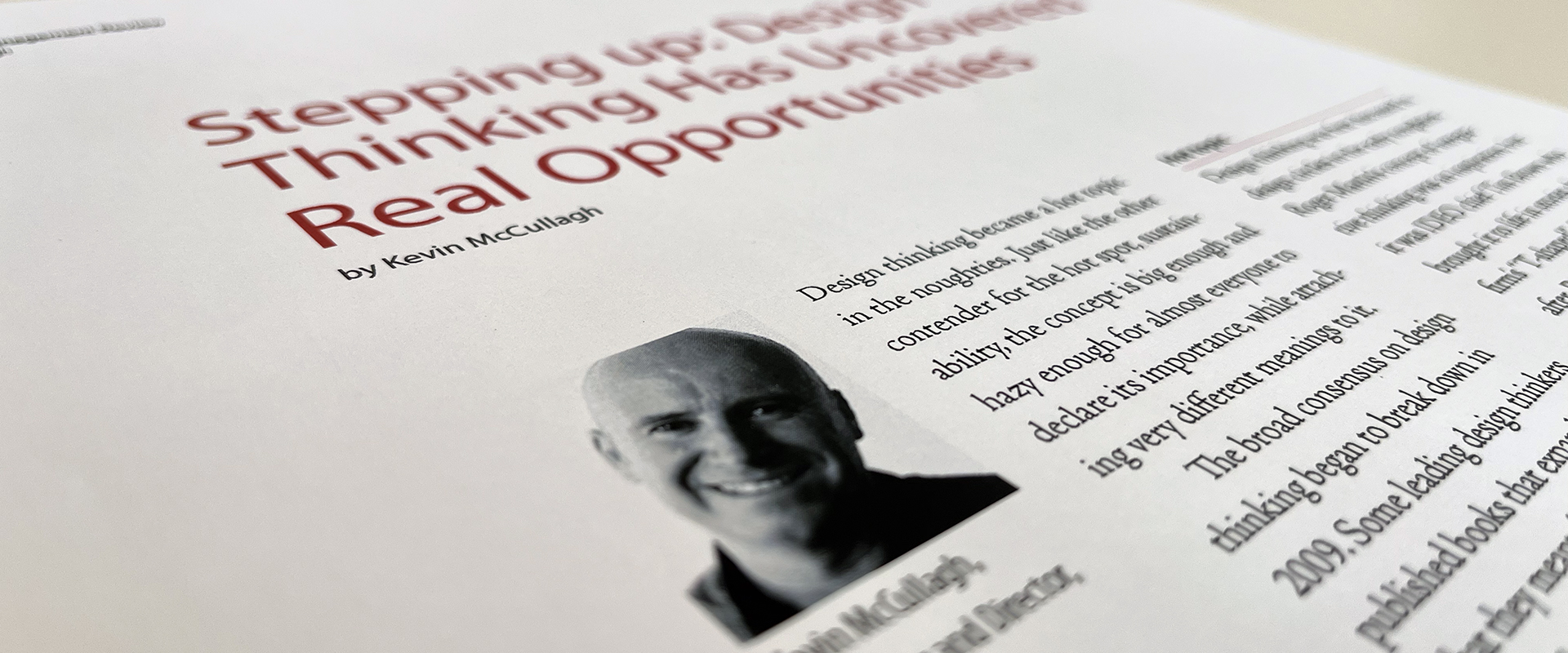 Design thinking header